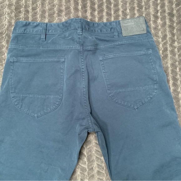 Bonobos Pants Mens 32x32 Blue Gray Straight Athletic Fit Travel Gray Jacron - Picture 6 of 15